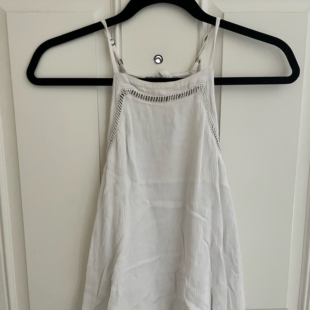 Hollister White Women's Tank Top
